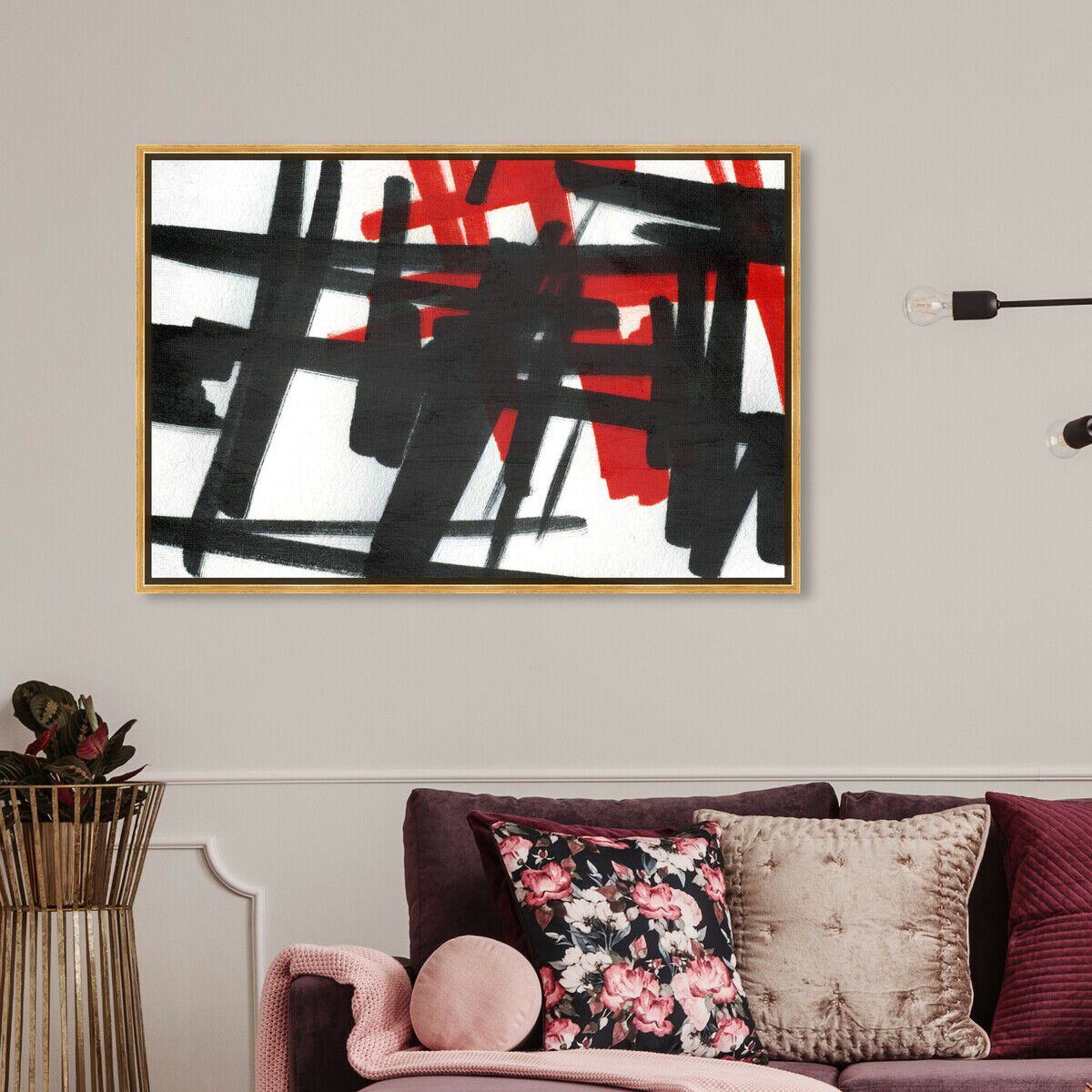 54x36/Framed Canvas/PSGLD