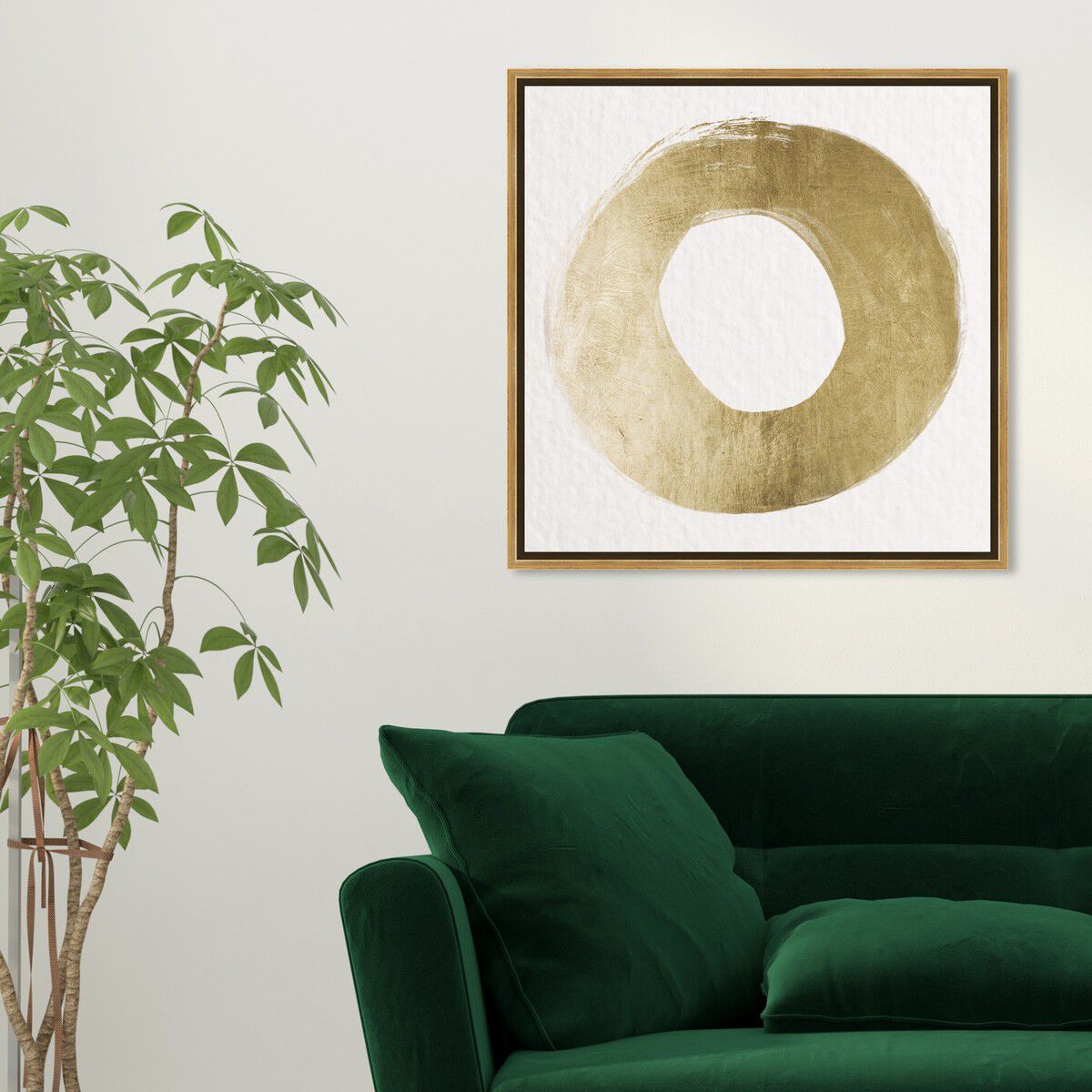 40x40/Framed Canvas/PSGLD