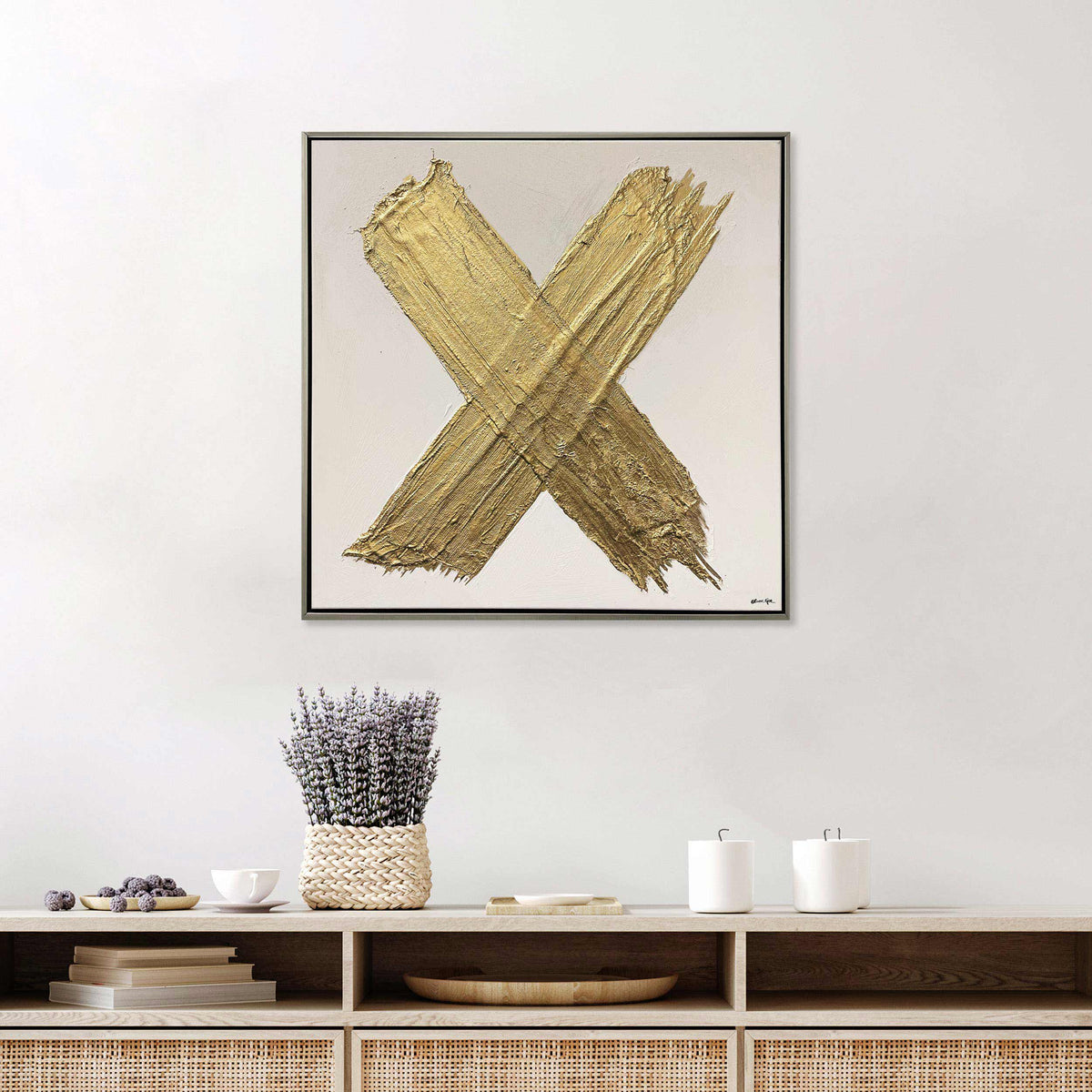 X of | Symbols and Objects Wall Art by The Oliver Gal