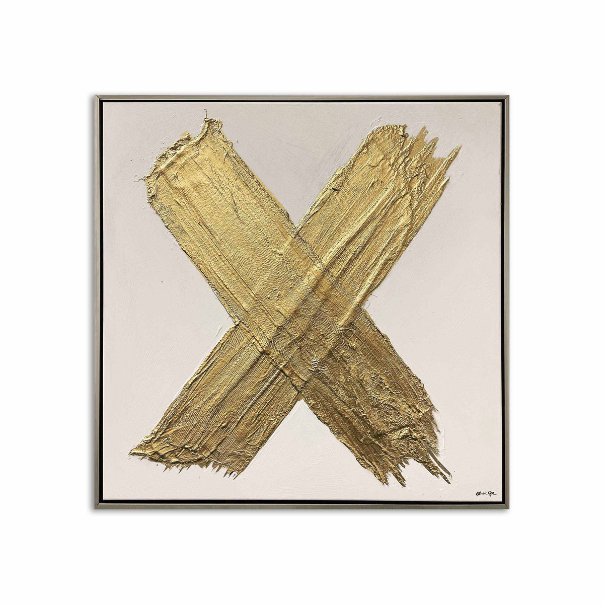 X of | Symbols and Objects Wall Art by The Oliver Gal