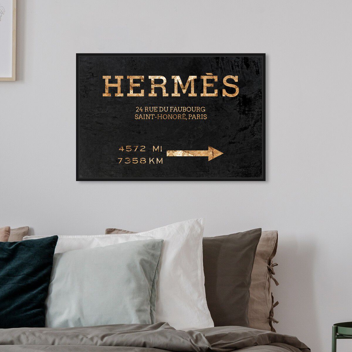 【新品】オリバーガル FAUBOURG ROAD SIGN MINIMALIST Faubourg Road Sign | By Oliver Gal