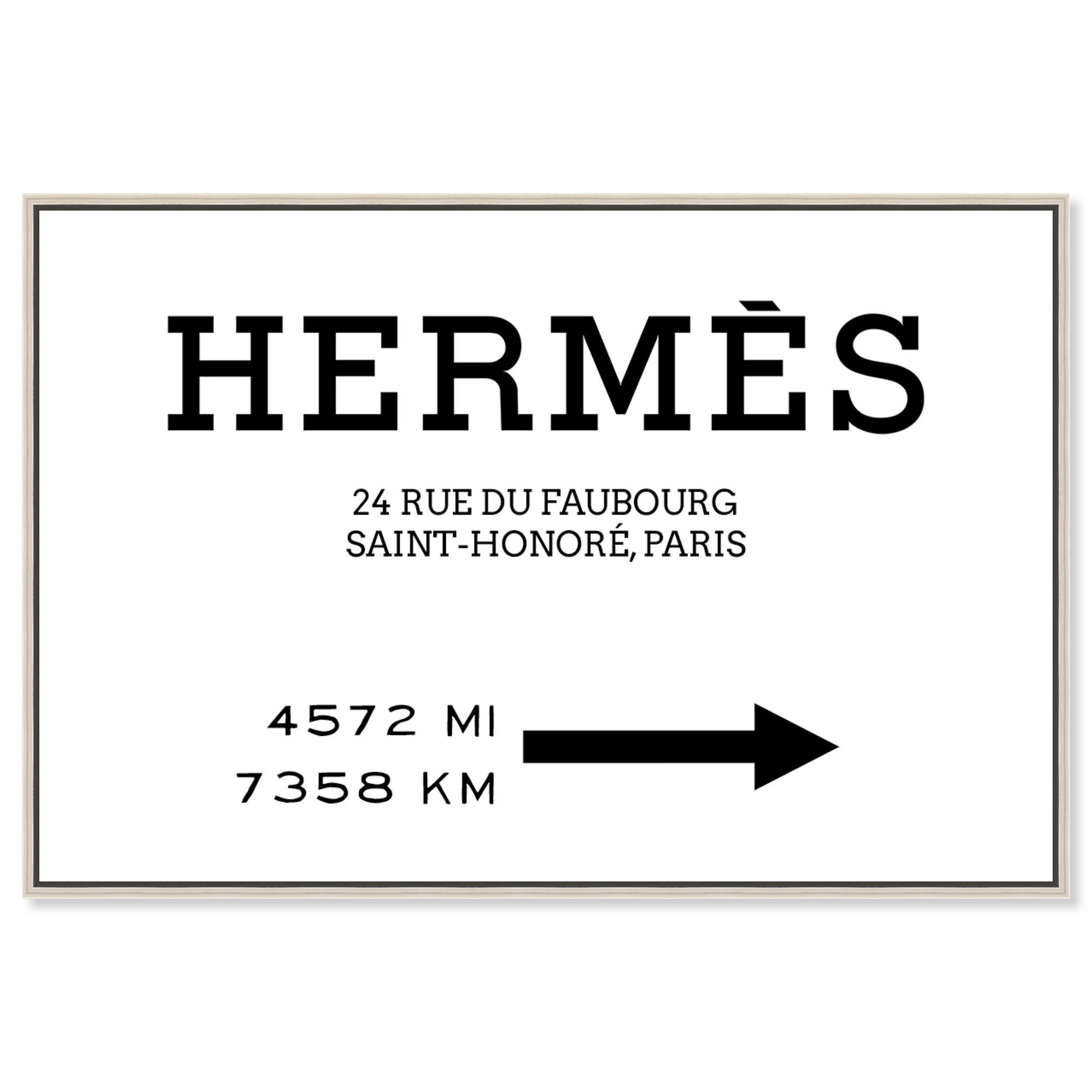Faubourg Road Sign Minimalist I