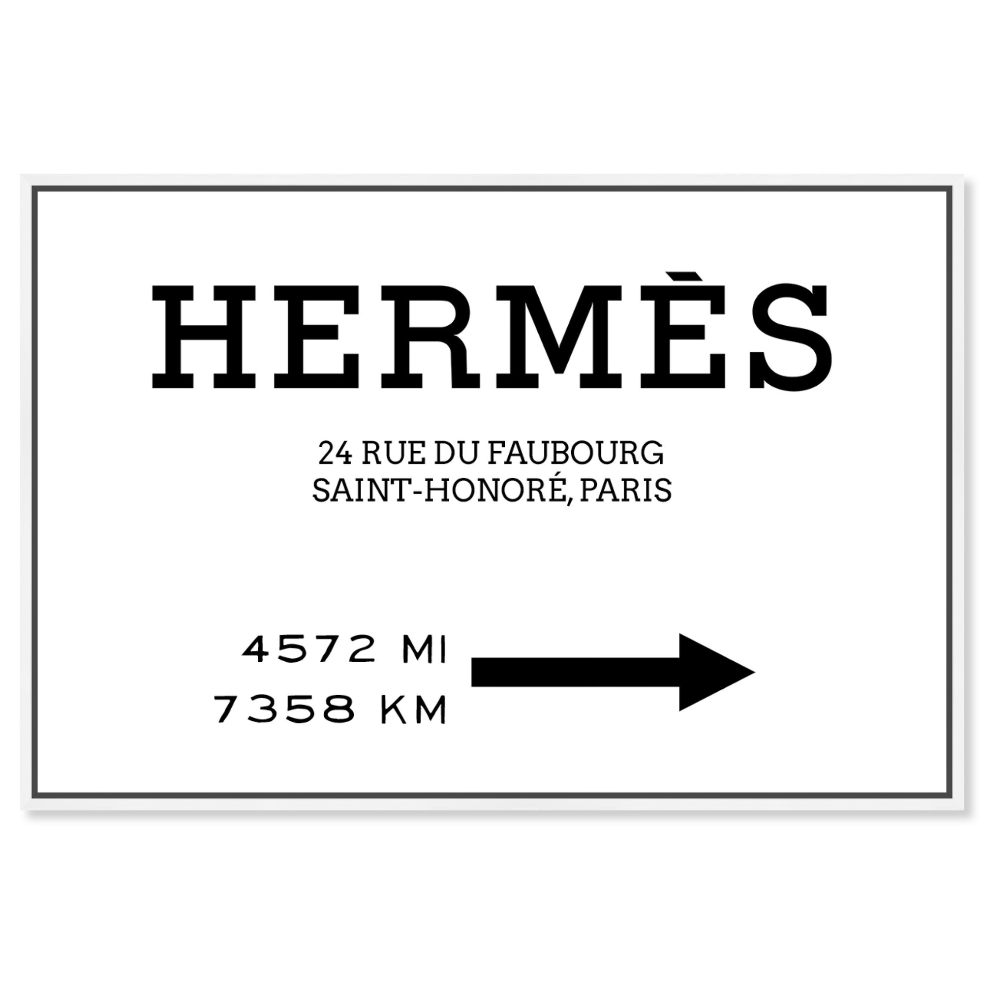 Faubourg Road Sign Minimalist I