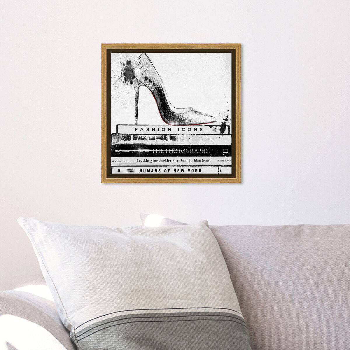 40x40/Framed Canvas/PSGLD