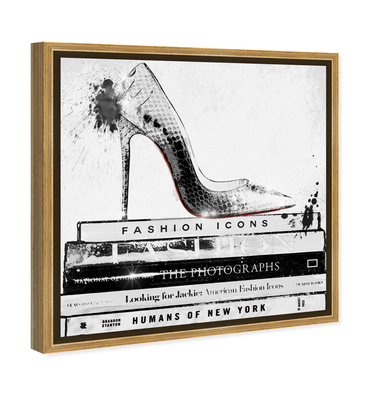 40x40/Framed Canvas/PSGLD