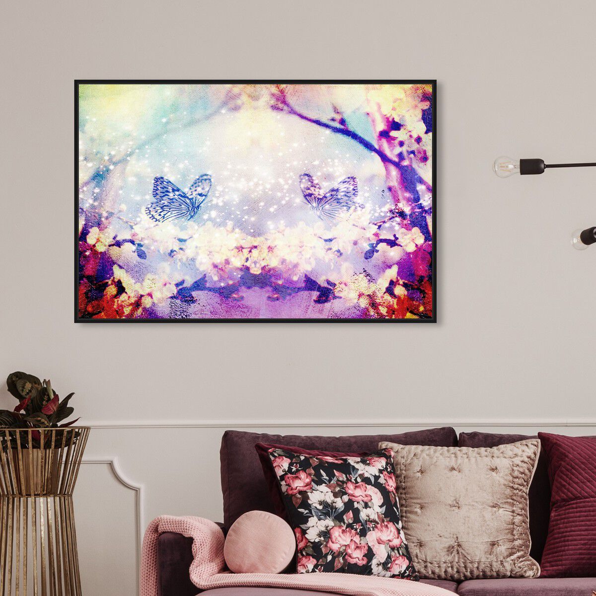 54x36/Framed Canvas/BFL