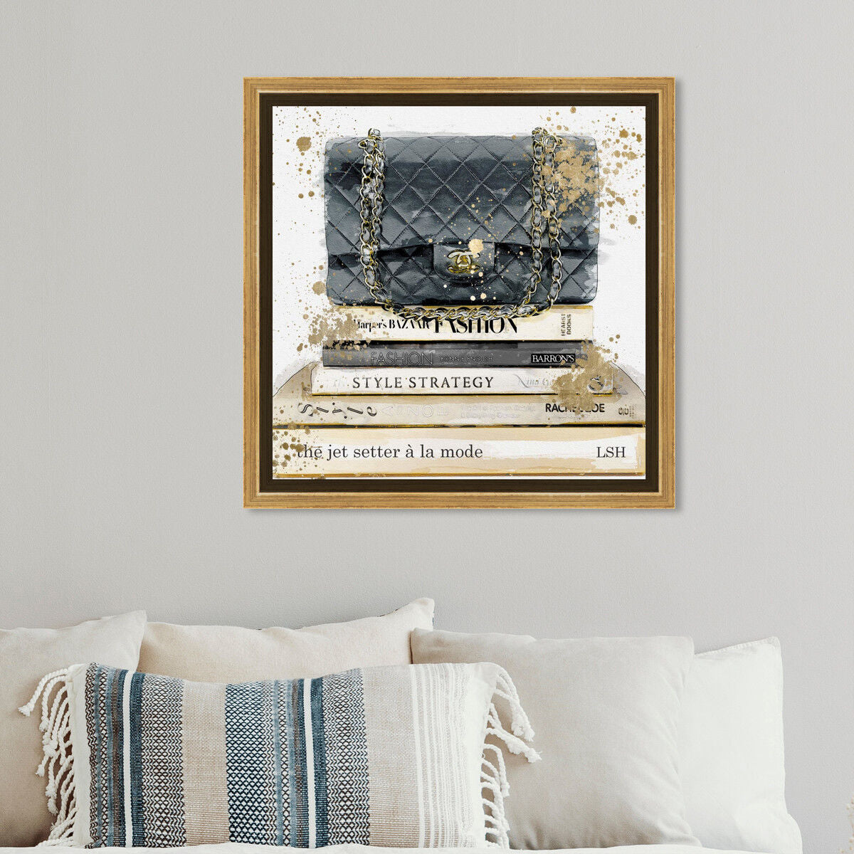 40x40/Framed Canvas/PSGLD
