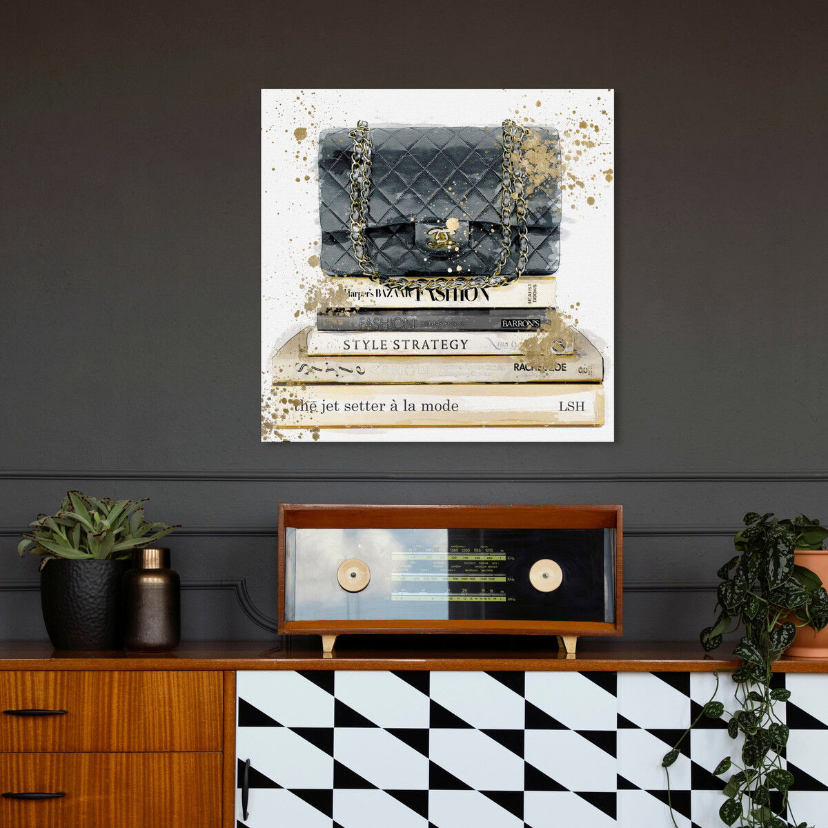 ⭐【Oliver Gal Art】 Jetsetter a la Mode