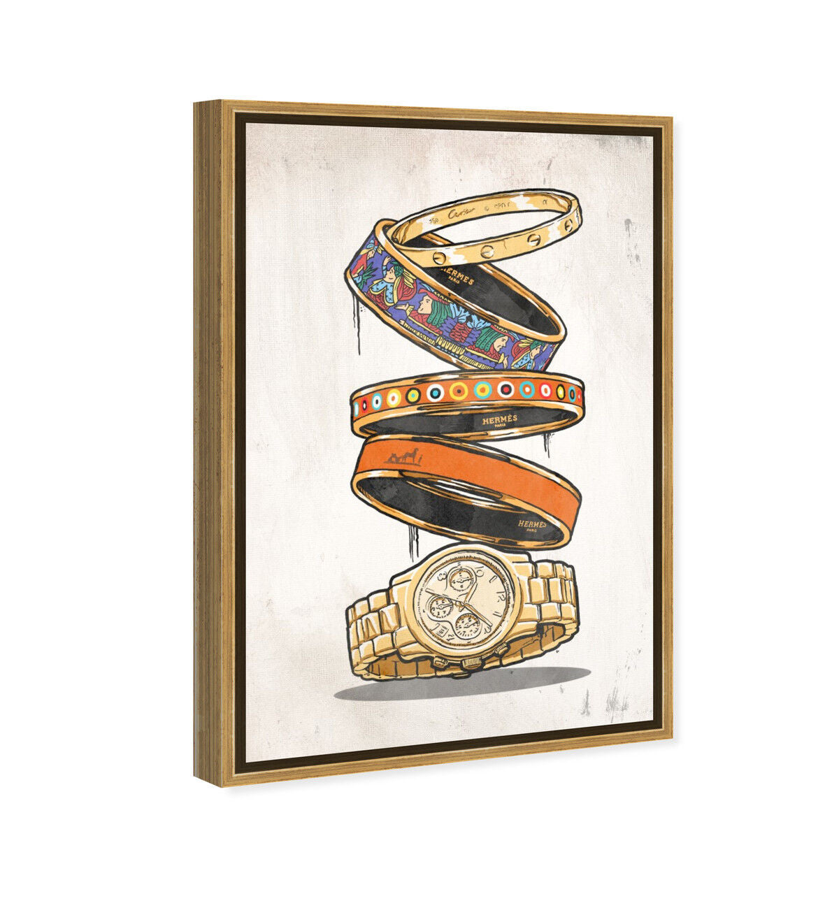 36x54/Framed Canvas/PSGLD
