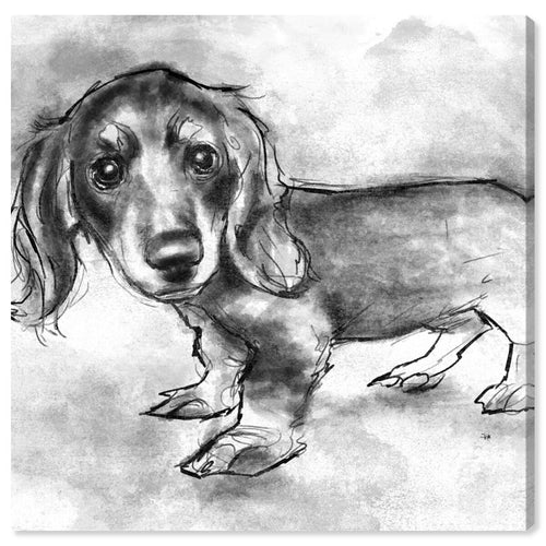 HiDef Art Glass ジャックラッセルテリア Oliver Gal Dachshund Xray | Wall Art by Oliver Gal