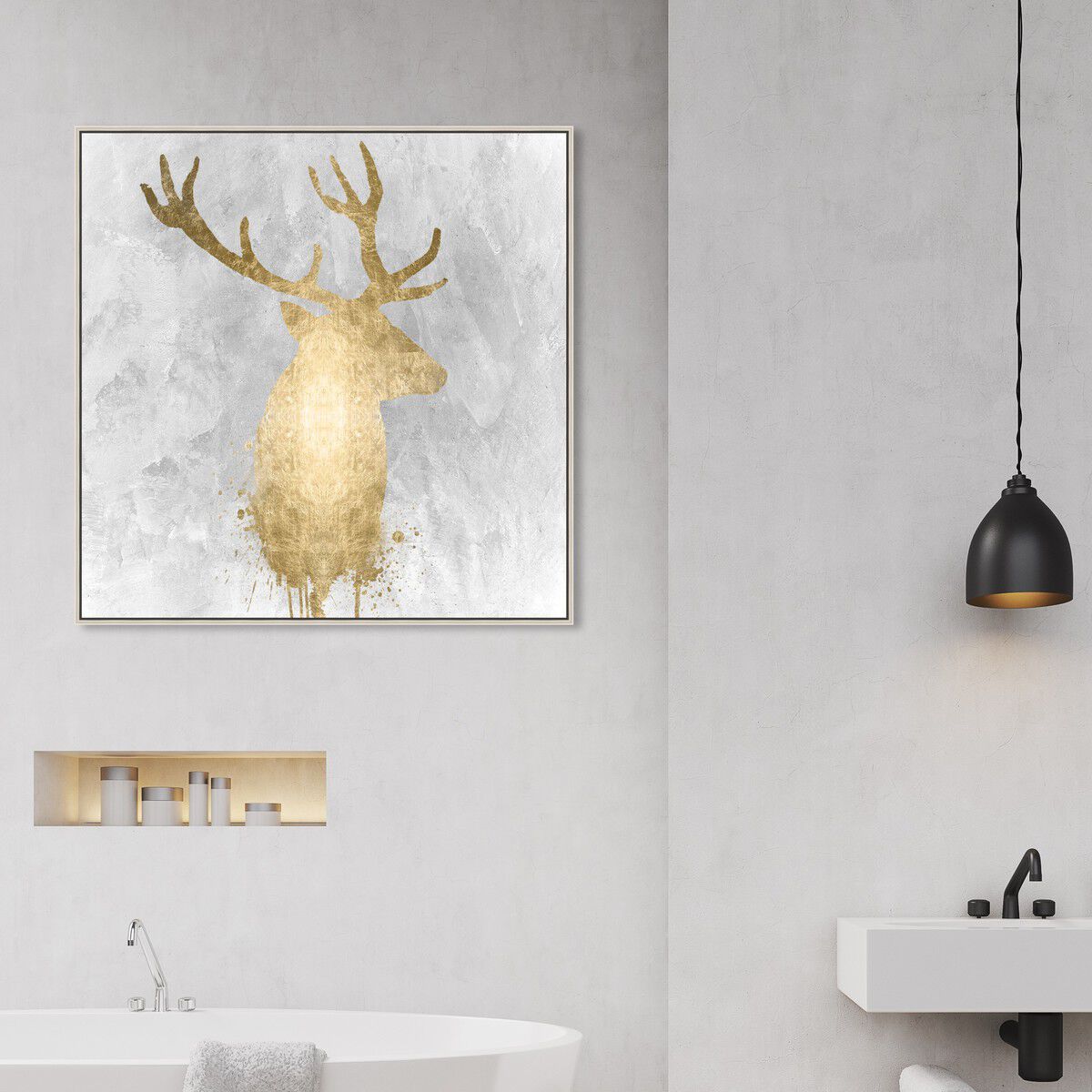 40x40/Framed Canvas/CFL