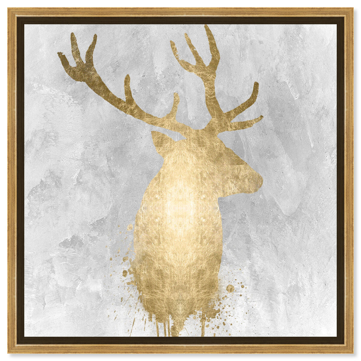 40x40/Framed Canvas/PSGLD