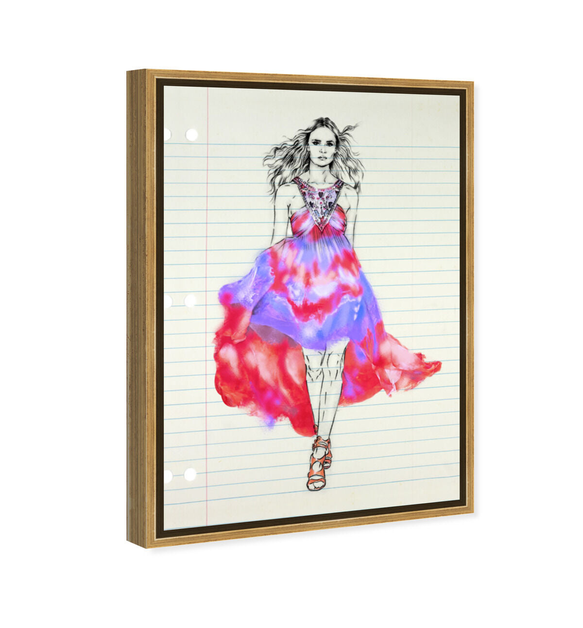 36x54/Framed Canvas/PSGLD