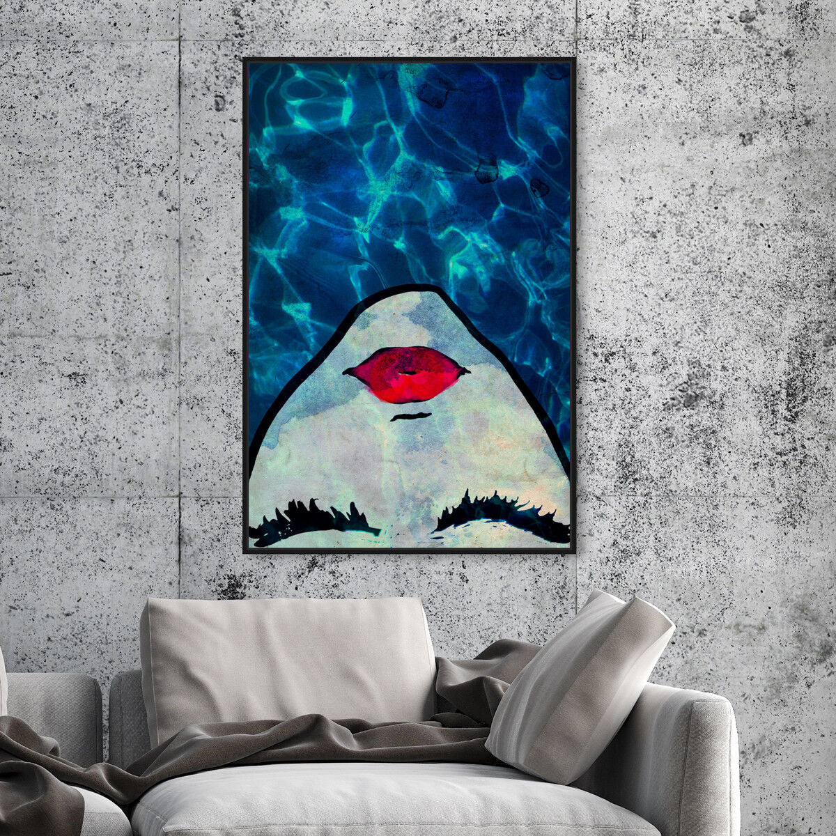 36x54/Framed Canvas/BFL