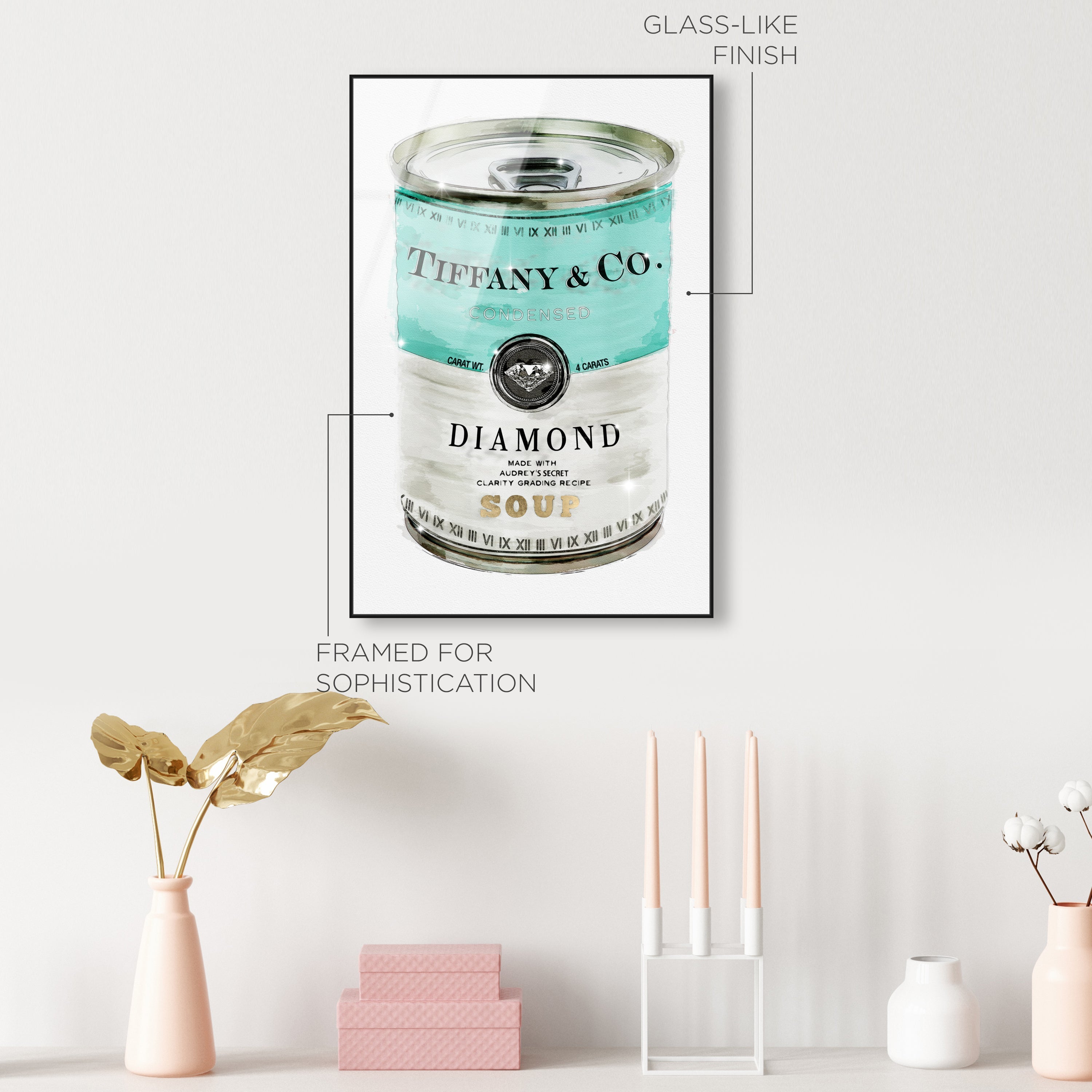 Priceless Can | Fashion and Glam Wall Art by Oliver Gal