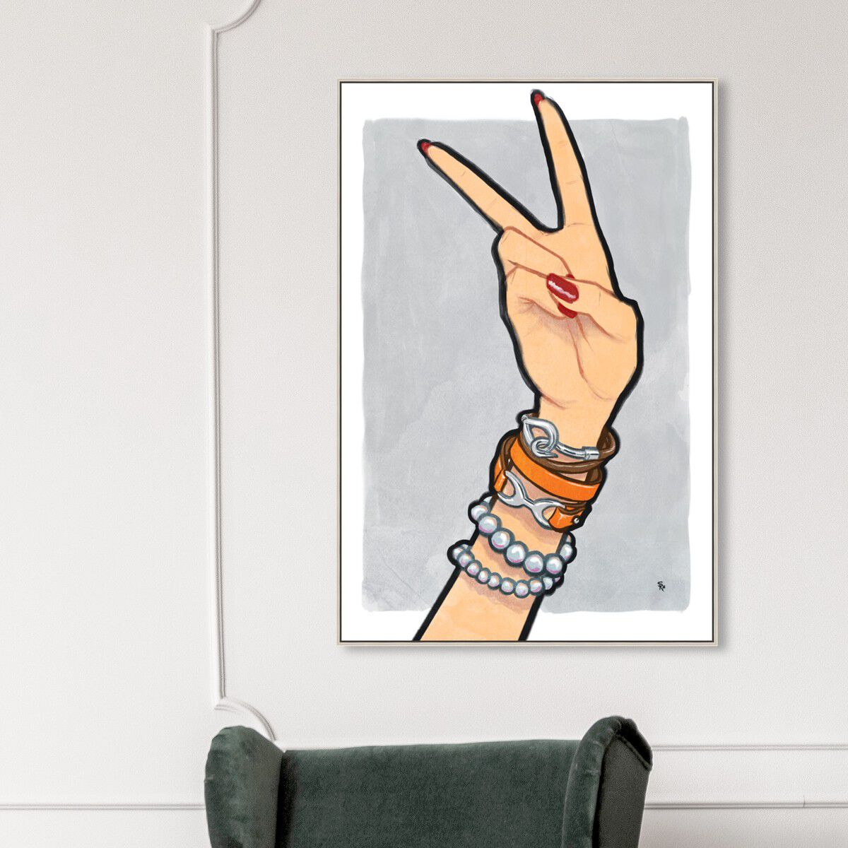 36x54/Framed Canvas/CFL