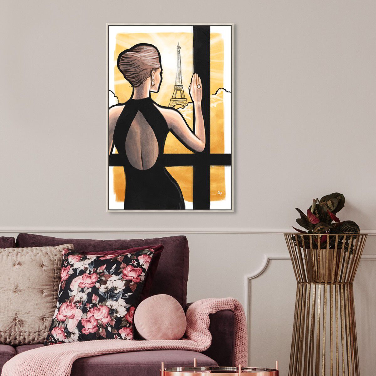 36x54/Framed Canvas/CFL