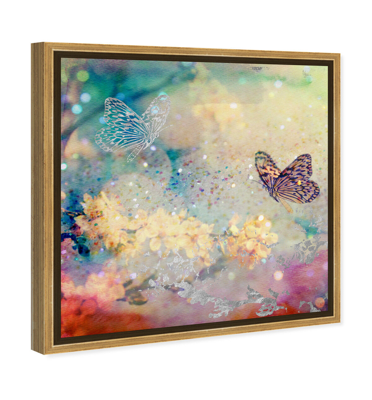 40x40/Framed Canvas/PSGLD