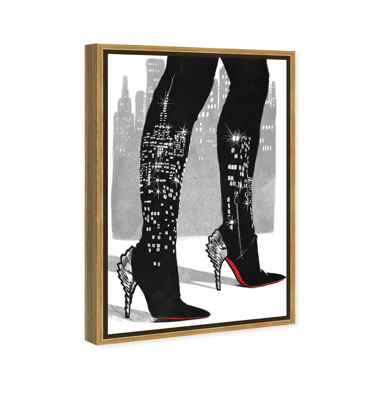 36x54/Framed Canvas/PSGLD