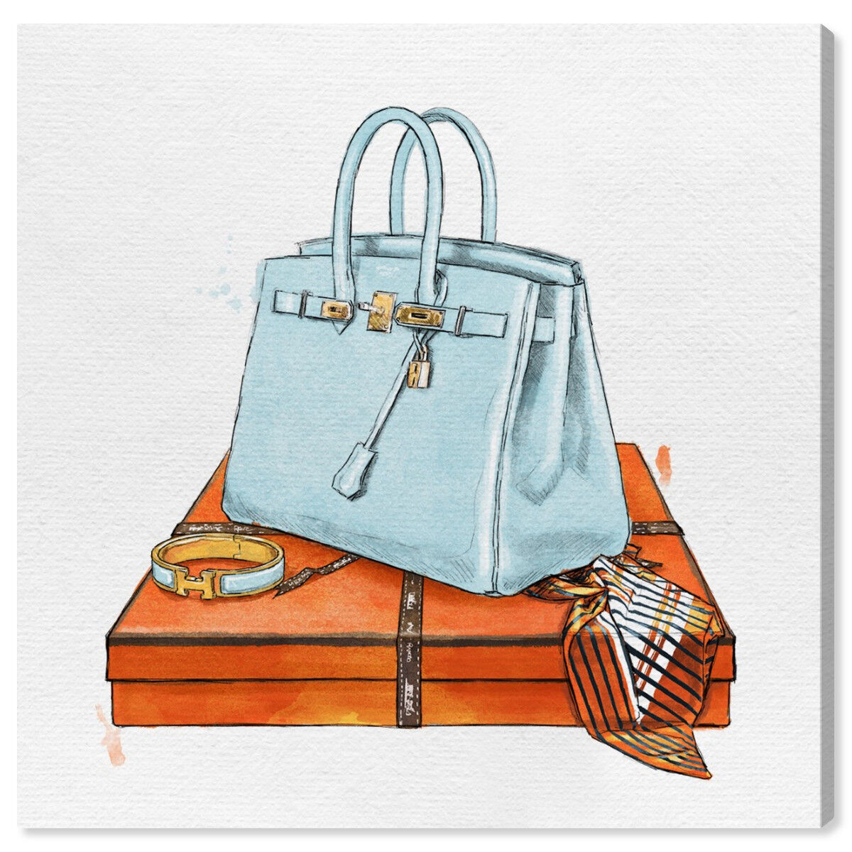 My Bag Collection I | Fashion and Glam Wall Art by Oliver Gal