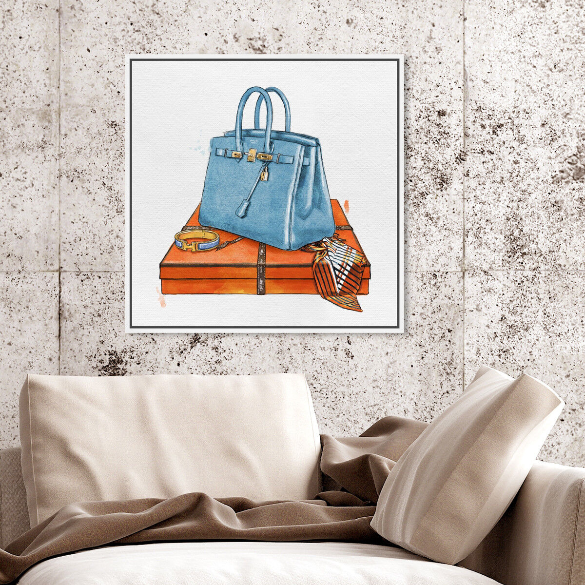 40x40/Framed Canvas/WFL