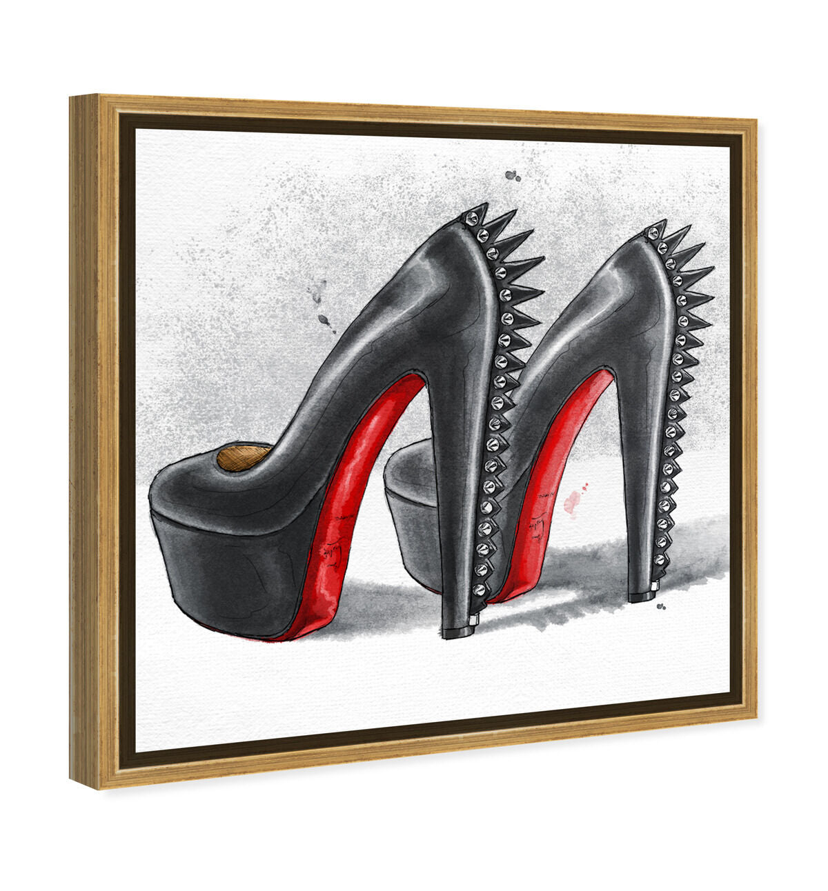 40x40/Framed Canvas/PSGLD