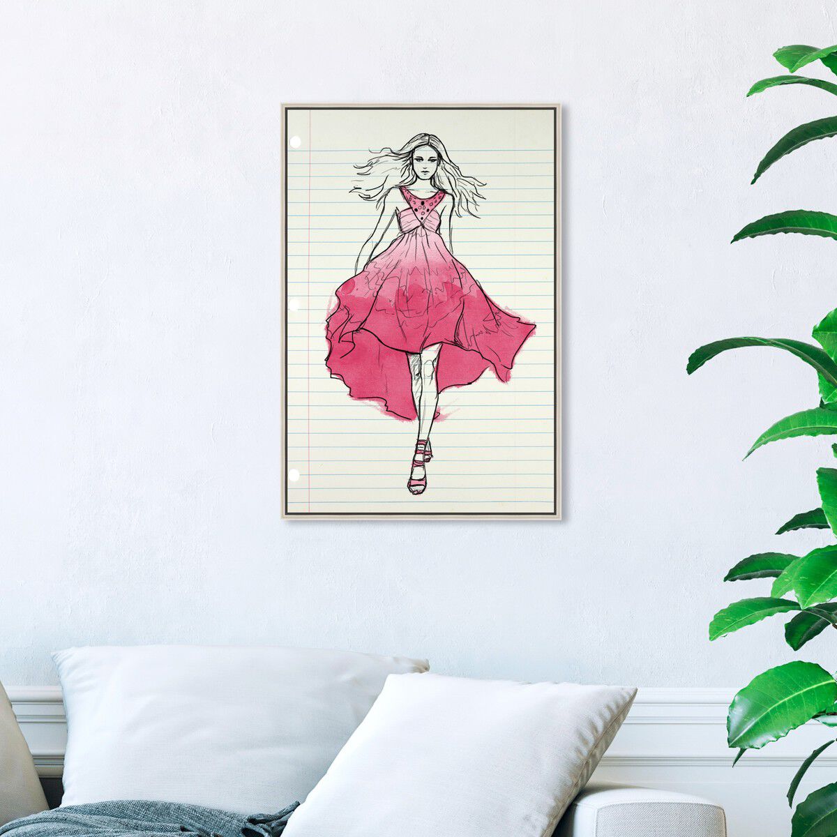36x54/Framed Canvas/CFL