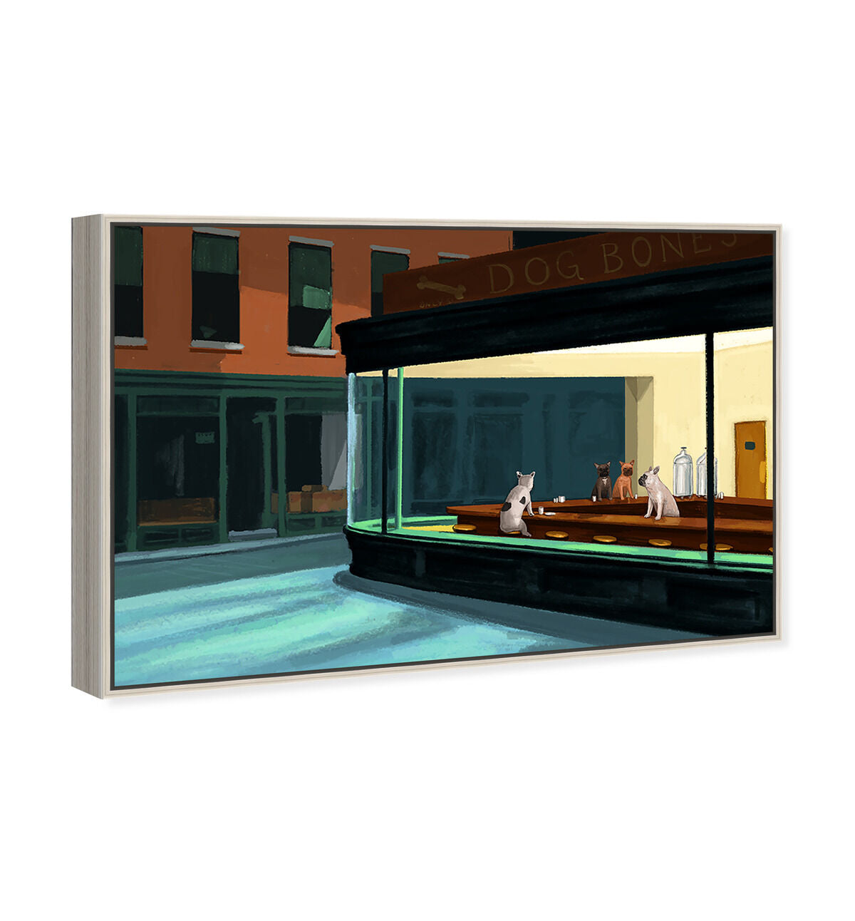 54x36/Framed Canvas/CFL