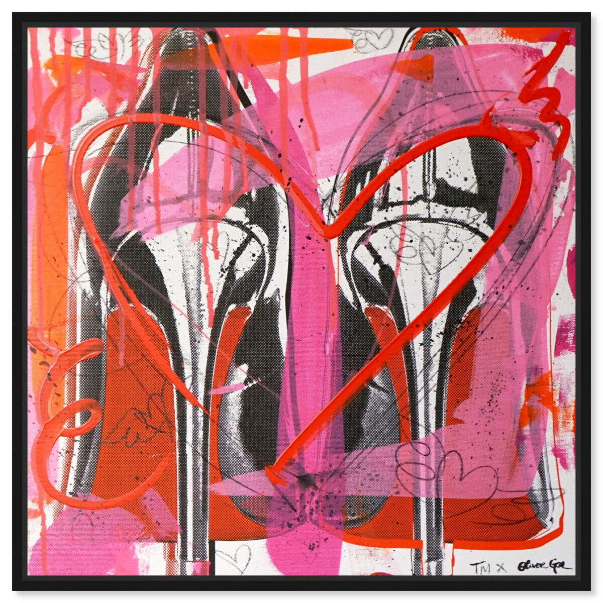 40x40/Framed Canvas/BFL