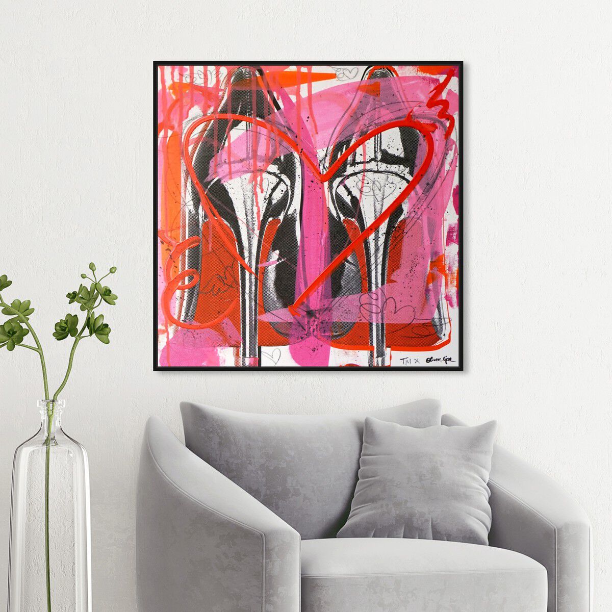 40x40/Framed Canvas/BFL