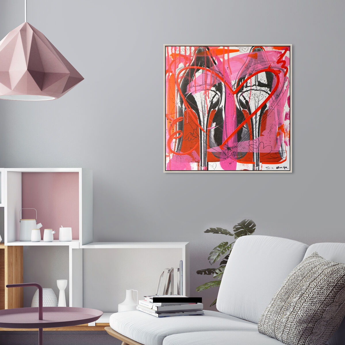 40x40/Framed Canvas/CFL