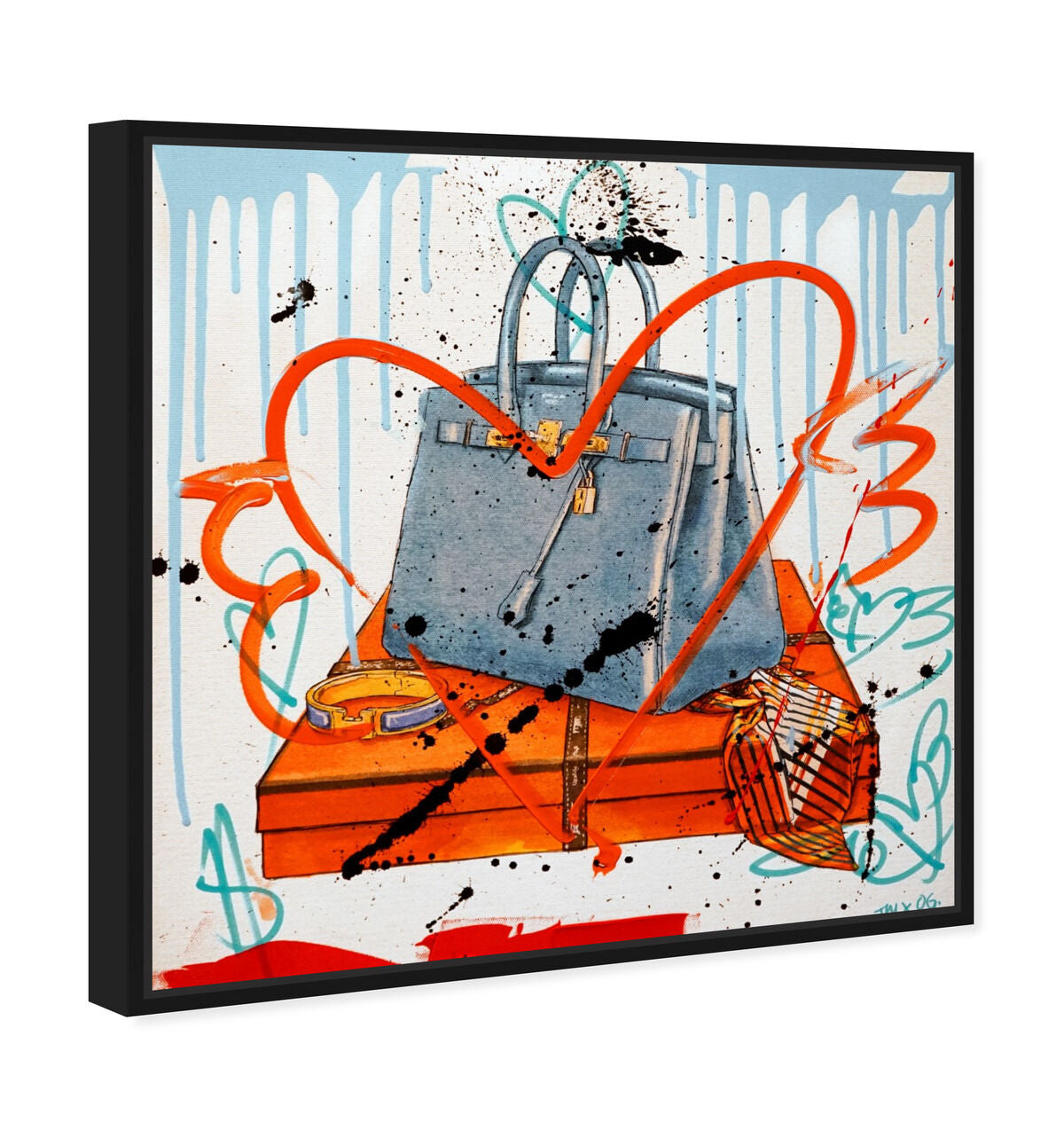 40x40/Framed Canvas/BFL