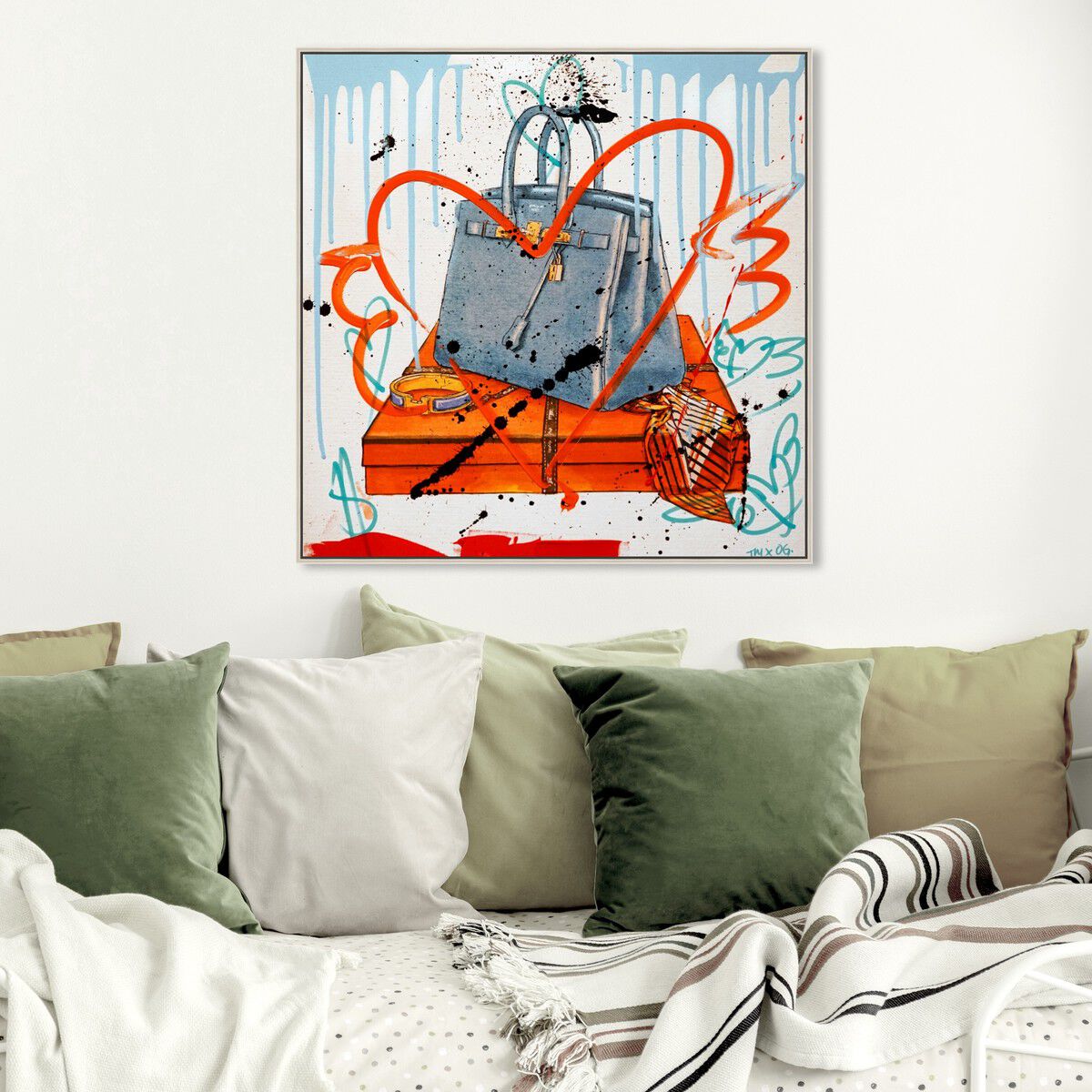 40x40/Framed Canvas/CFL