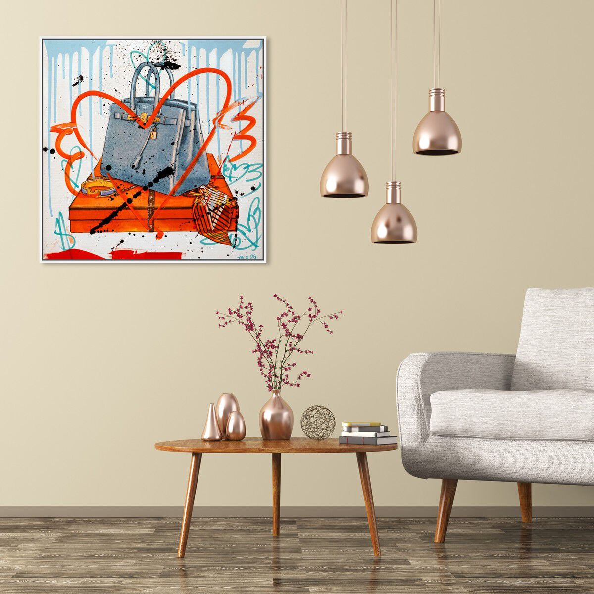 40x40/Framed Canvas/WFL