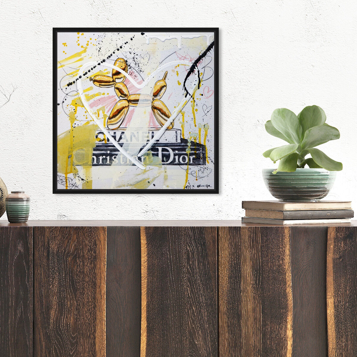 40x40/Framed Canvas/BFL