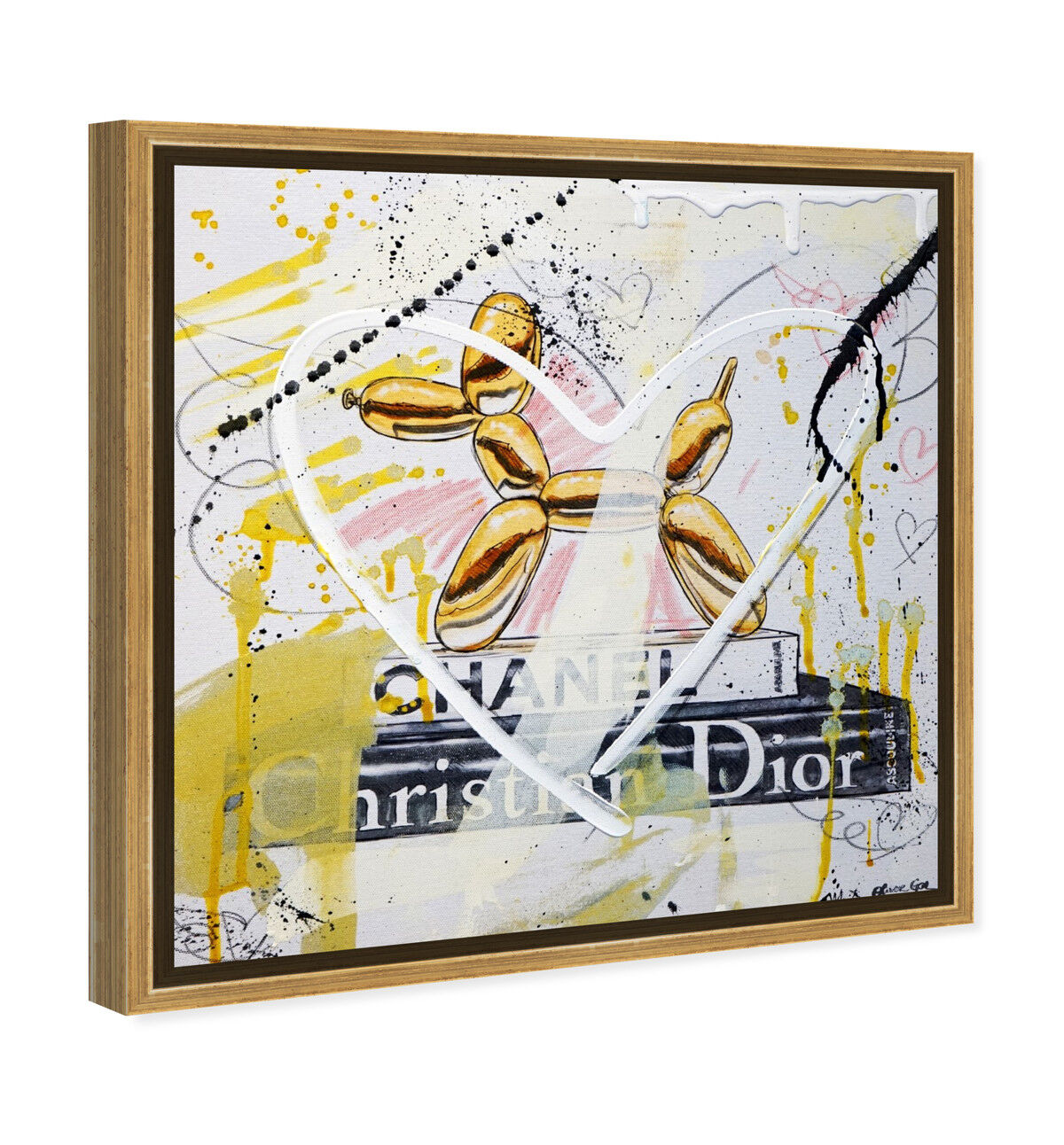 40x40/Framed Canvas/PSGLD