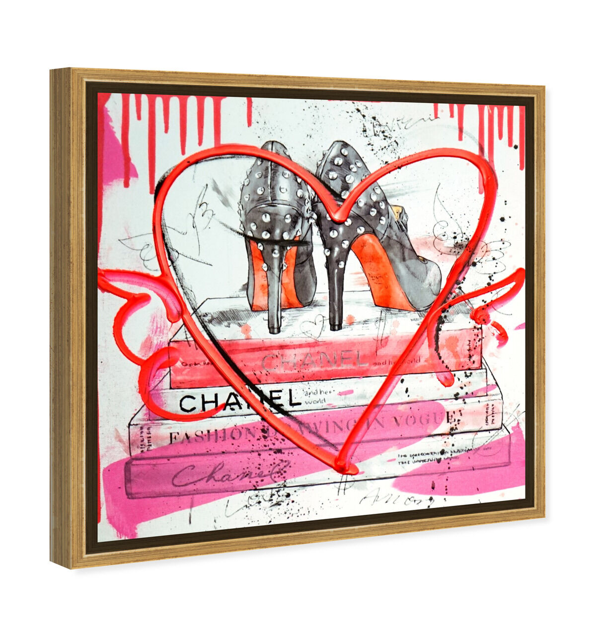 40x40/Framed Canvas/PSGLD