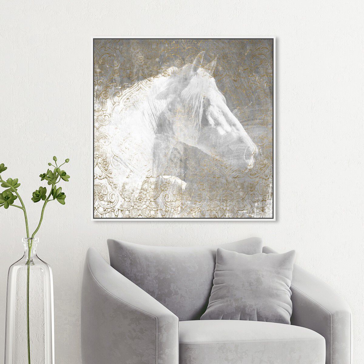 40x40/Framed Canvas/WFL