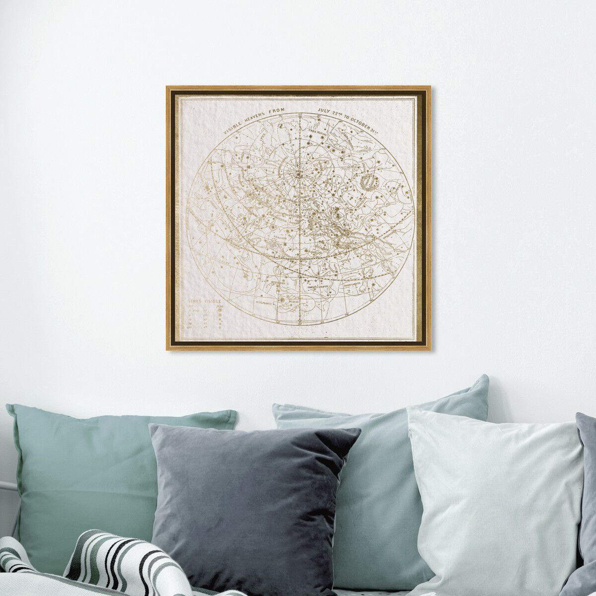 40x40/Framed Canvas/PSGLD