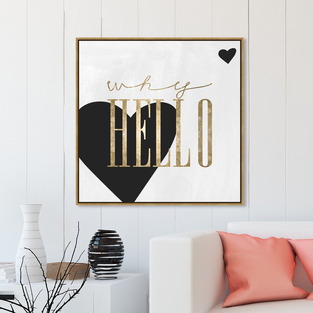 40x40/Framed Canvas/PSGLD