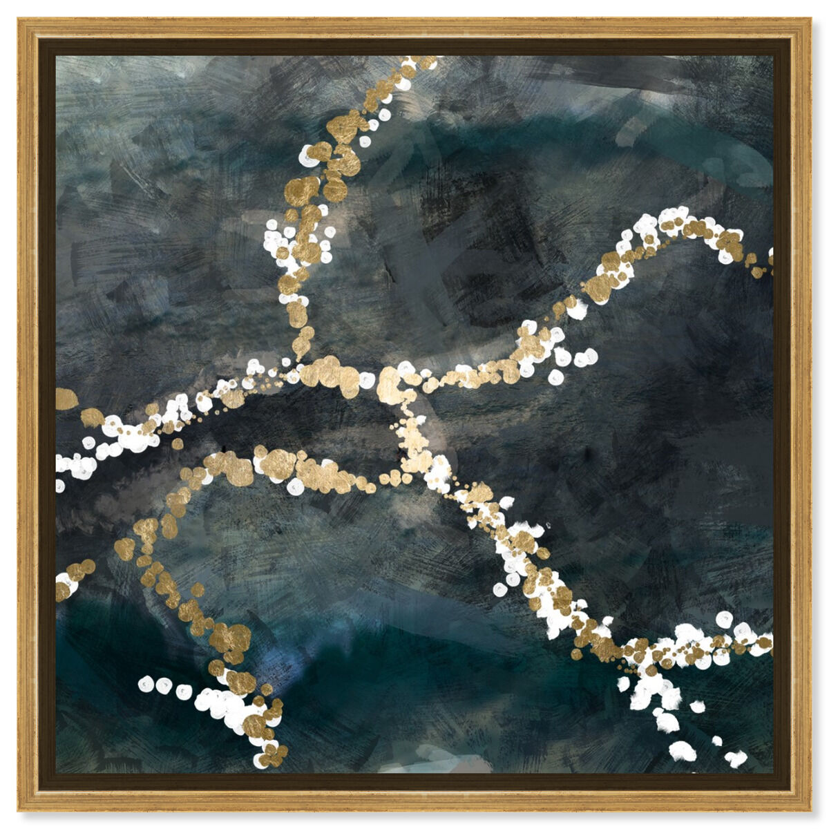 40x40/Framed Canvas/PSGLD
