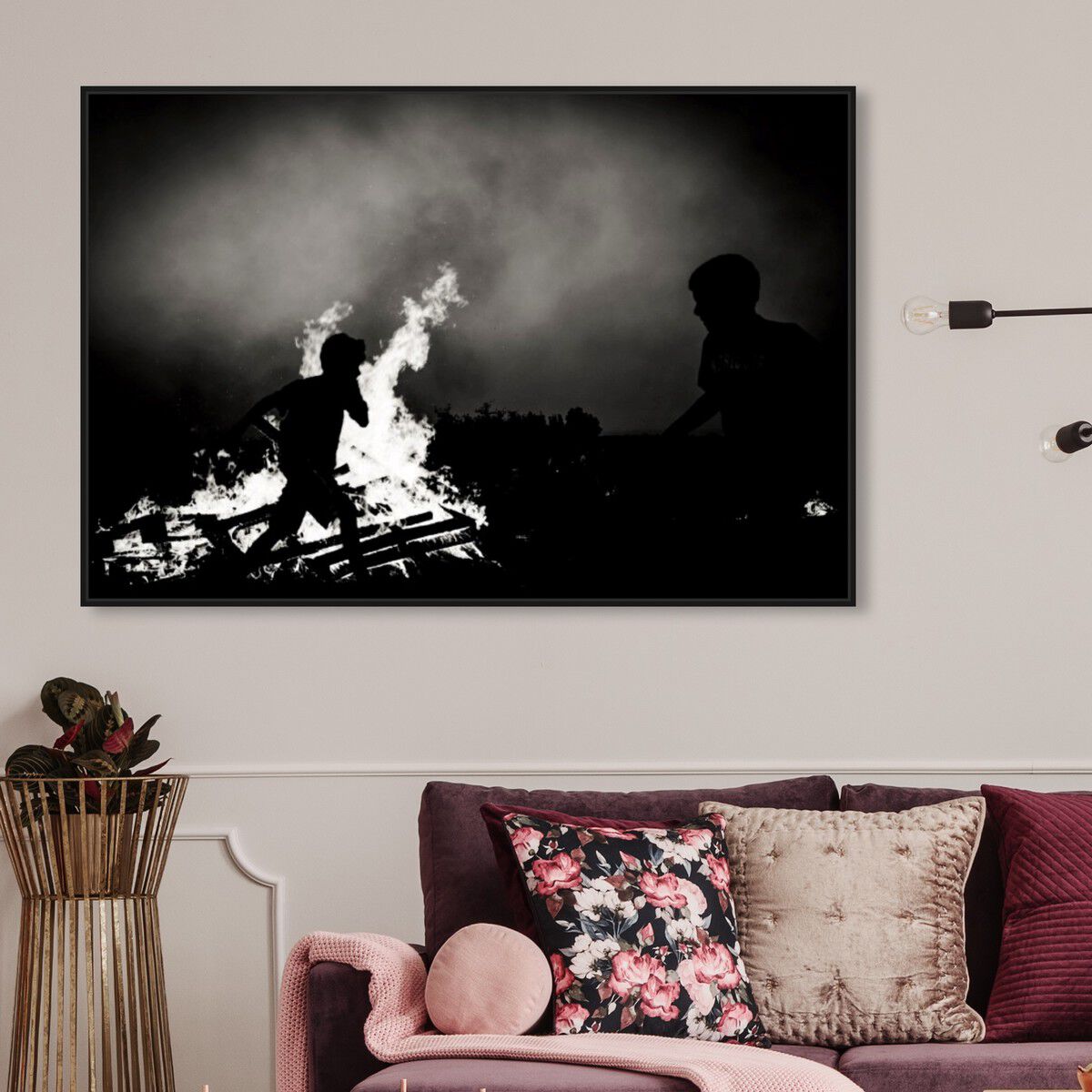54x36/Framed Canvas/BFL