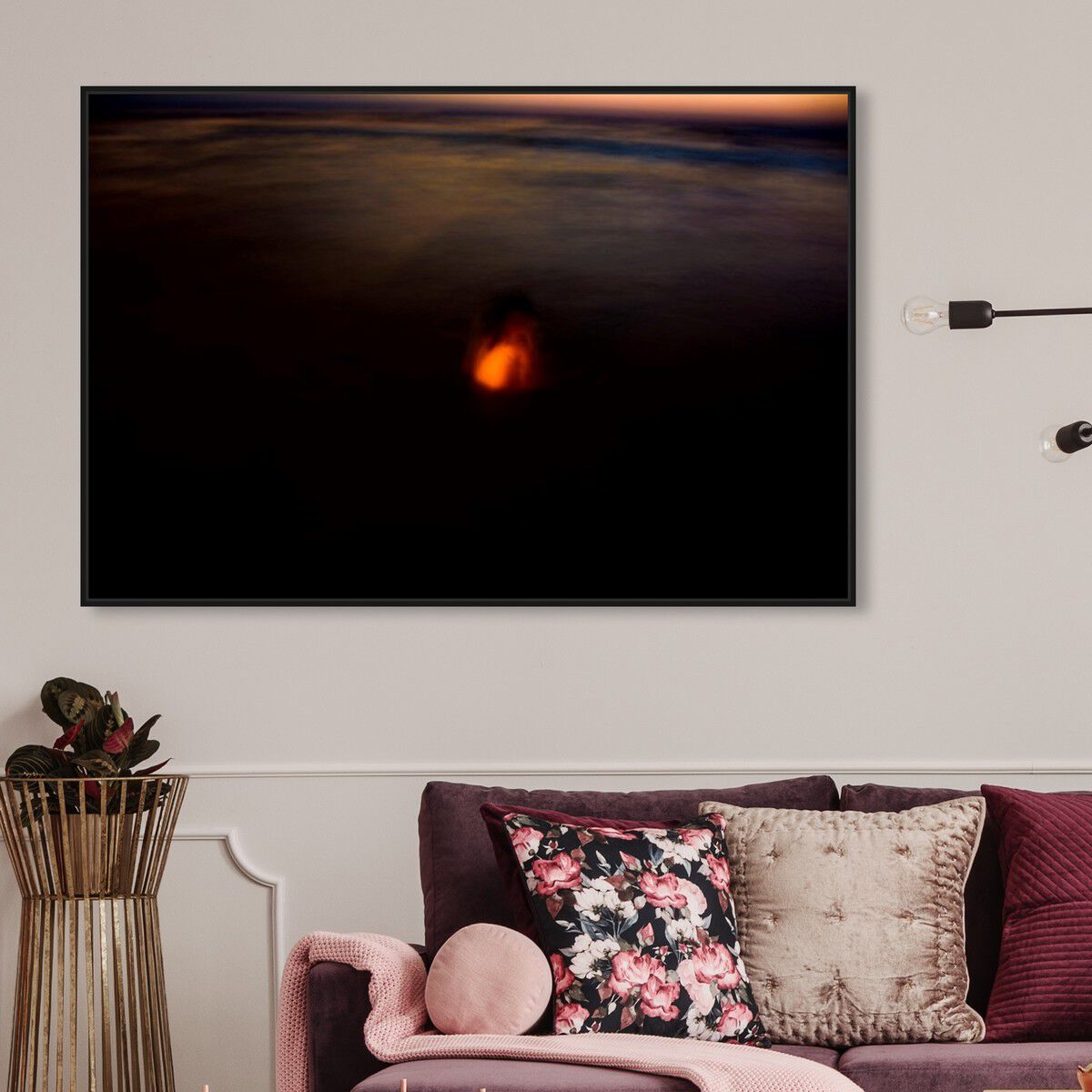 54x36/Framed Canvas/BFL