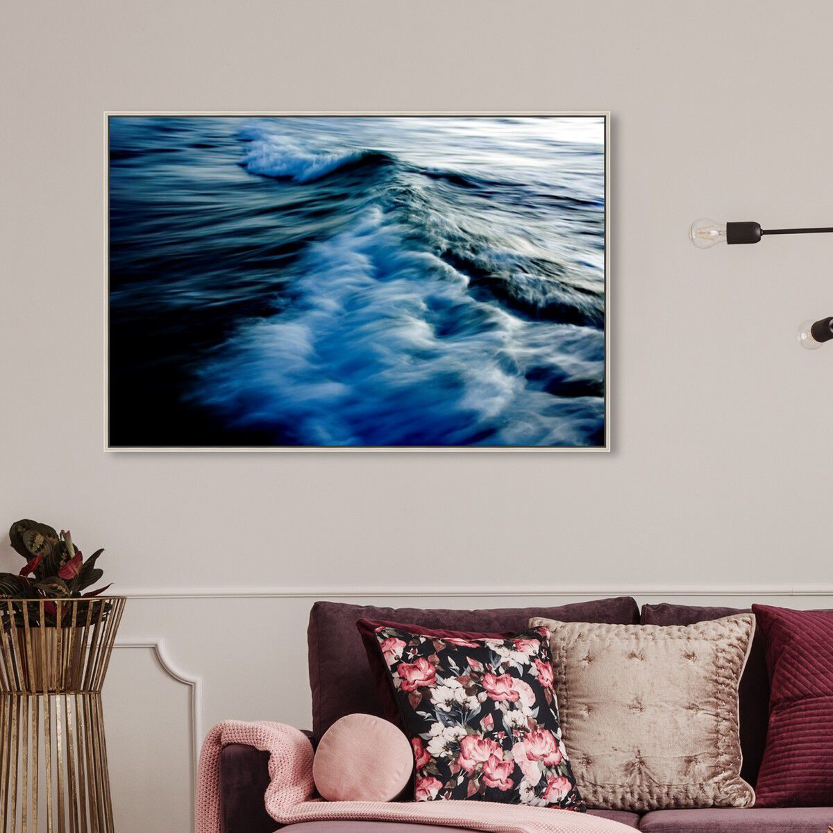 54x36/Framed Canvas/CFL