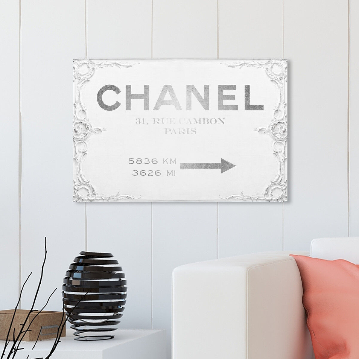 Oliver Gal 特大114x76cm Couture Road Sign Tokyo Oliver Gal 特大114x76cm Couture Road Sign Tokyo キャンバス