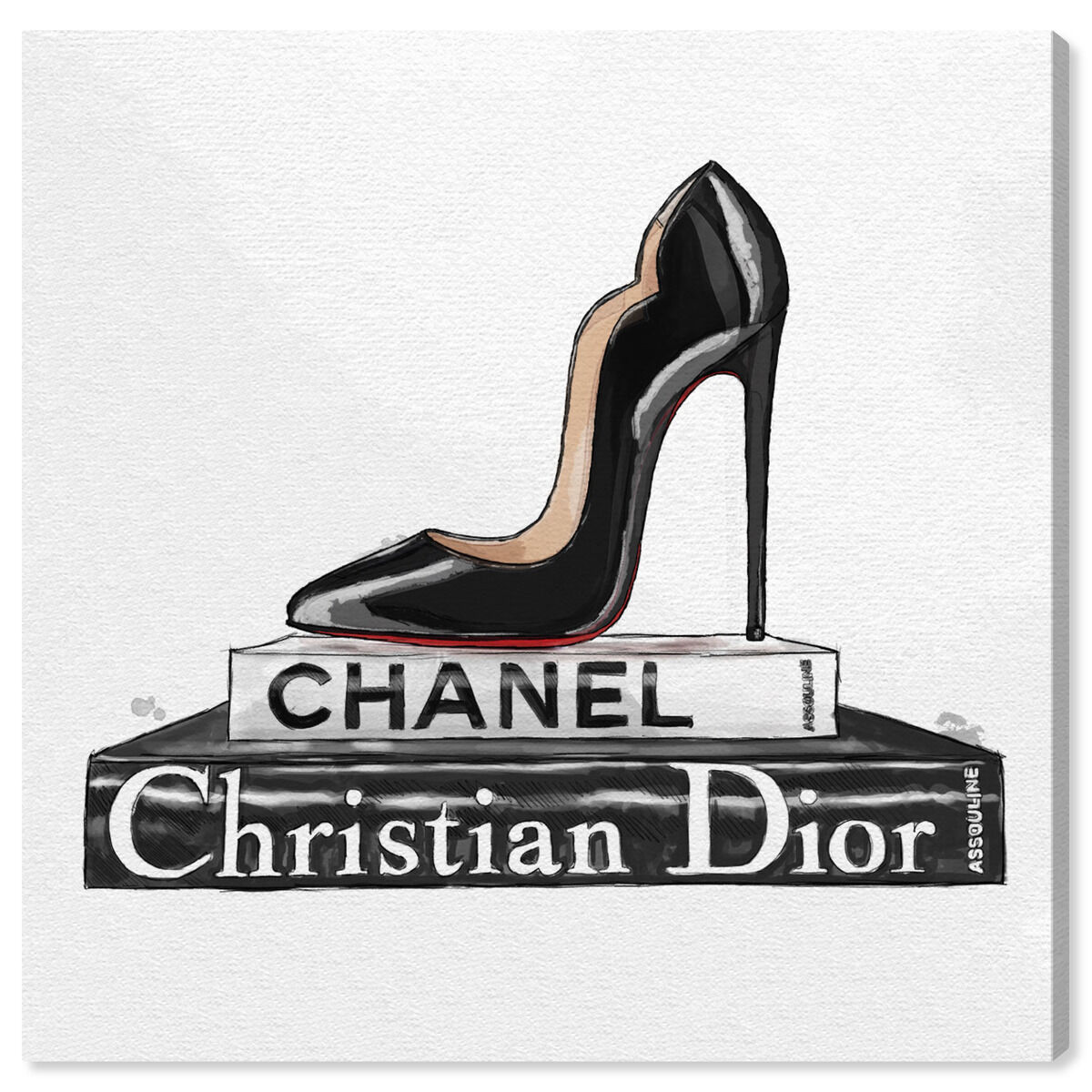 【新品】 オリバーガル Patent Leather Love Patent Leather Love I | Wall Art by Oliver Gal
