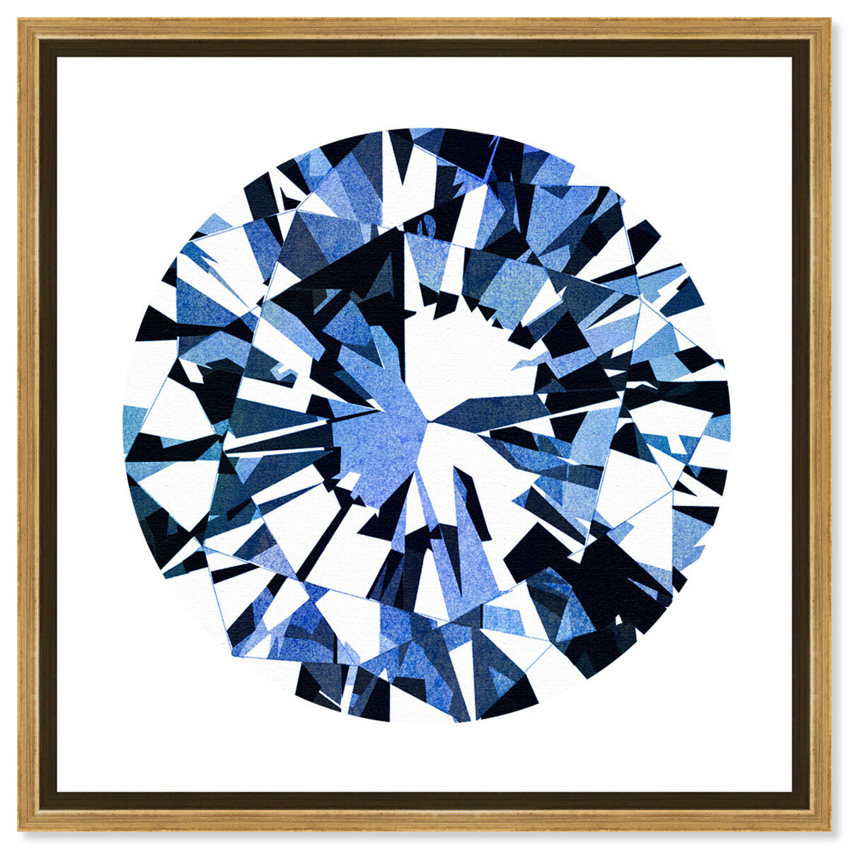 40x40/Framed Canvas/PSGLD
