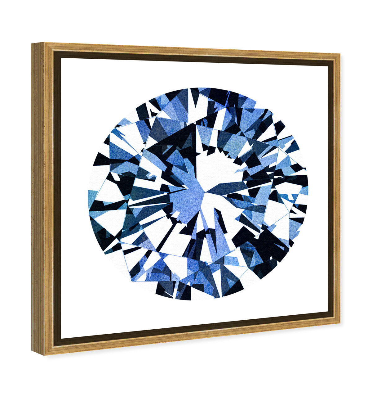 40x40/Framed Canvas/PSGLD