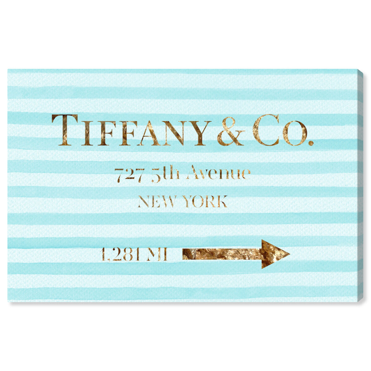 新品 オリバーガル Olivergal Jewelry Road Sign Jewelry Road Sign Glam I | Wall Art by Oliver Gal