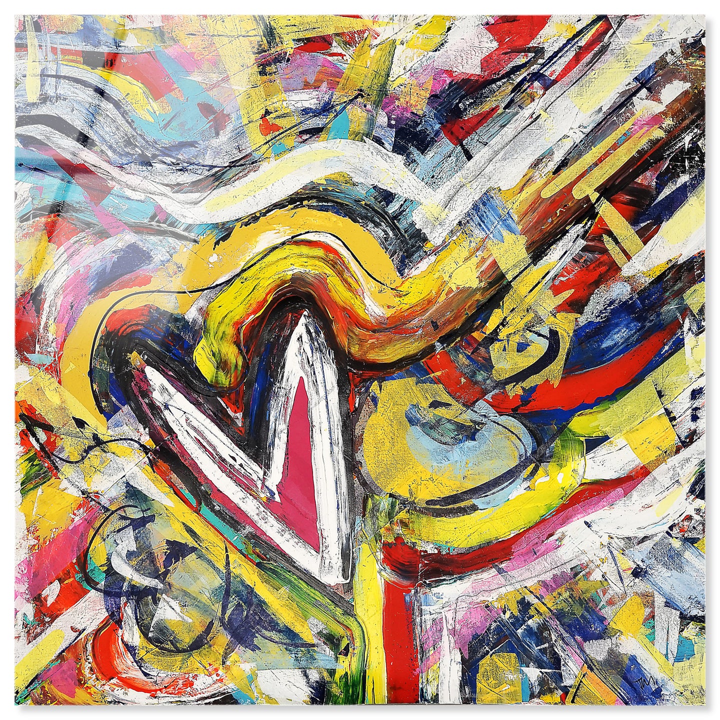 40x40/Acrylic/Unframed